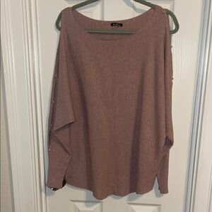 Vila  Milano Women's Dusty Pink Crew Neck Sweater size xl